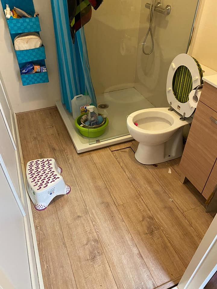 badkamer voor renovatie